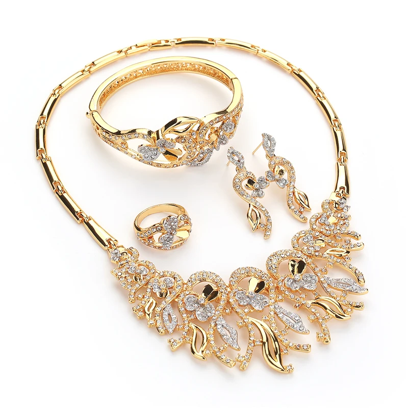 CWEEL/модные комплекты ювелирных украшений в Дубае с африканскими бусинами для