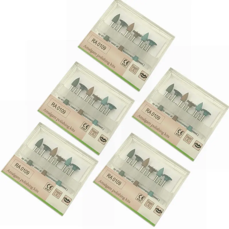 5X Амальгама для пломбирования зубов полировки Наборы силиконовая насадка