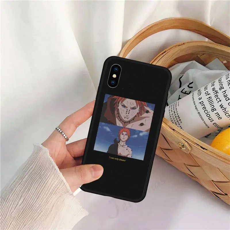 

Naruto Anime Uchiha Itachi Akatsuki Phone Case for iPhone 11 12 pro XS MAX 8 7 6 6S Plus X 5S SE 2020 XR