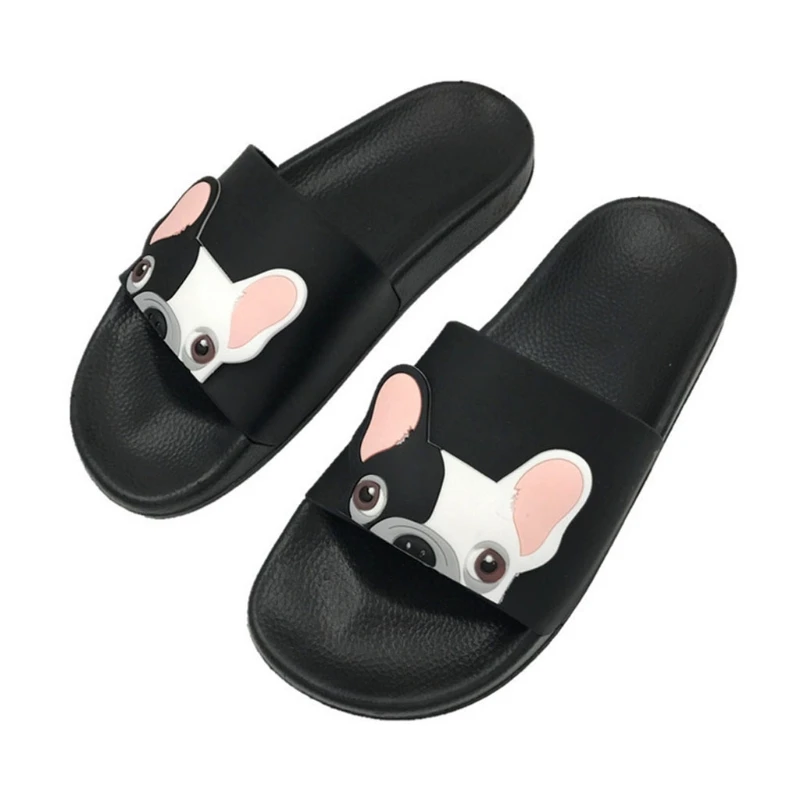 

Cute Cartoon Dog Fashion Slide Beach Slipper Flat Shoes Prevent Slippery Slipper LX9F