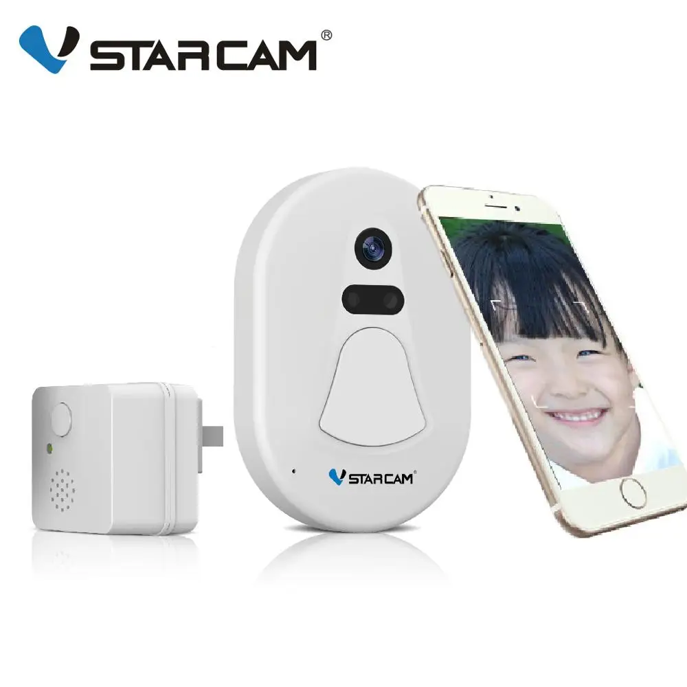 Дверной звонок VStarcam Wi Fi камера для дверного звонка бесплатное Облачное хранилище