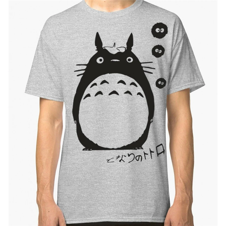 Футболка с изображением Тоторо студийная футболка из аниме Ghibli все размеры