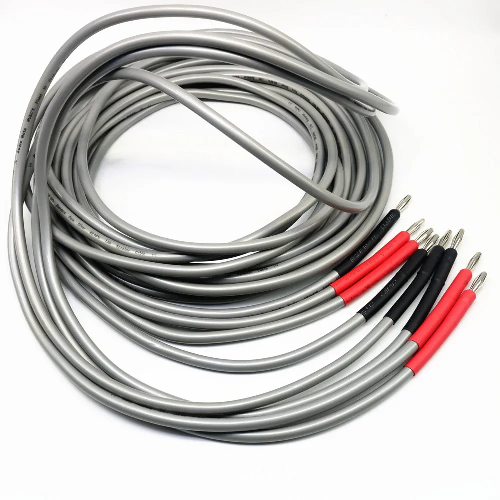 

1 pair Audio Note AN-SPX MKII Speaker Sable HIFI Sound Equipment Connecting Line Banana Plug