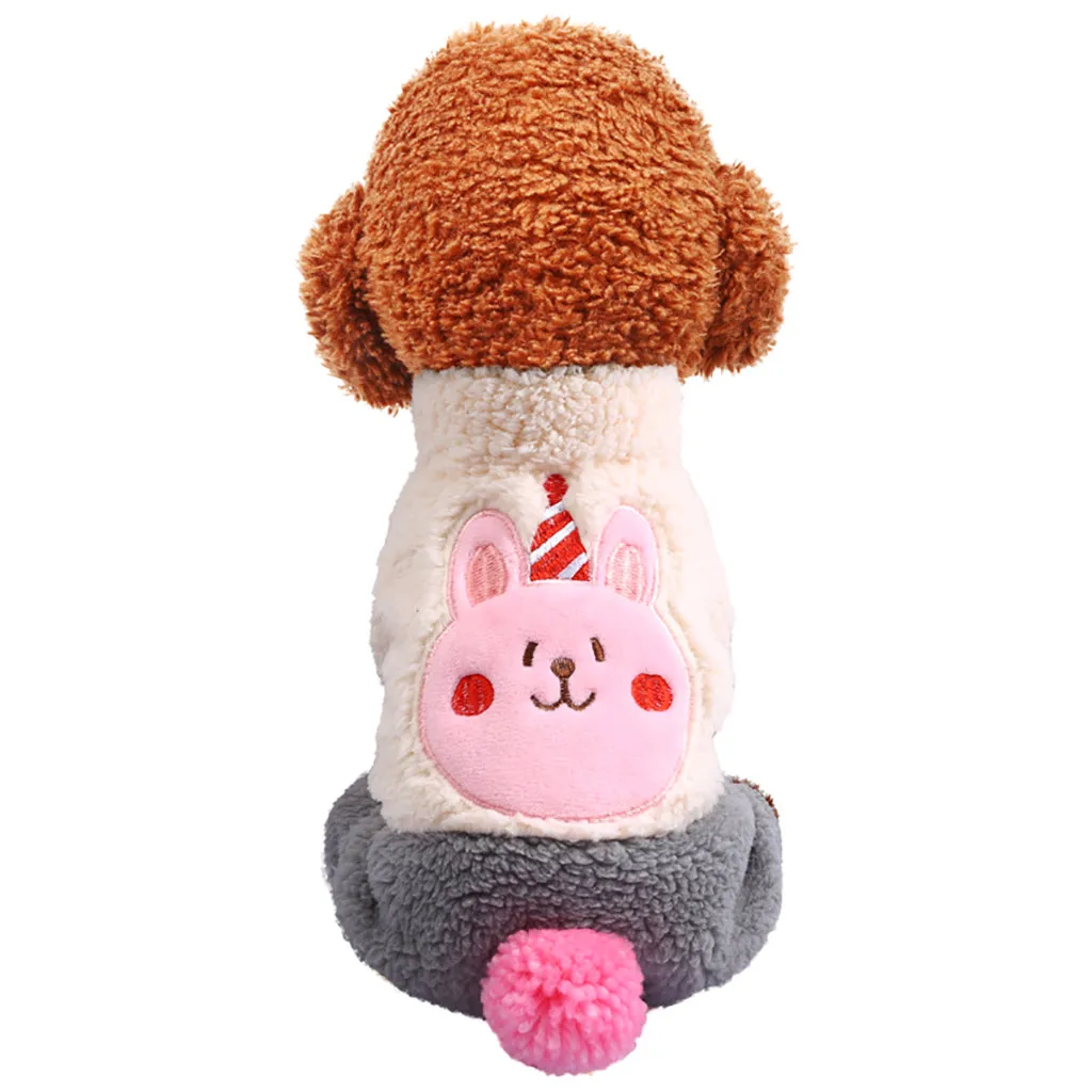 Одежда для собак рубашки новое бархатное пальто из ягненка на день рождения с