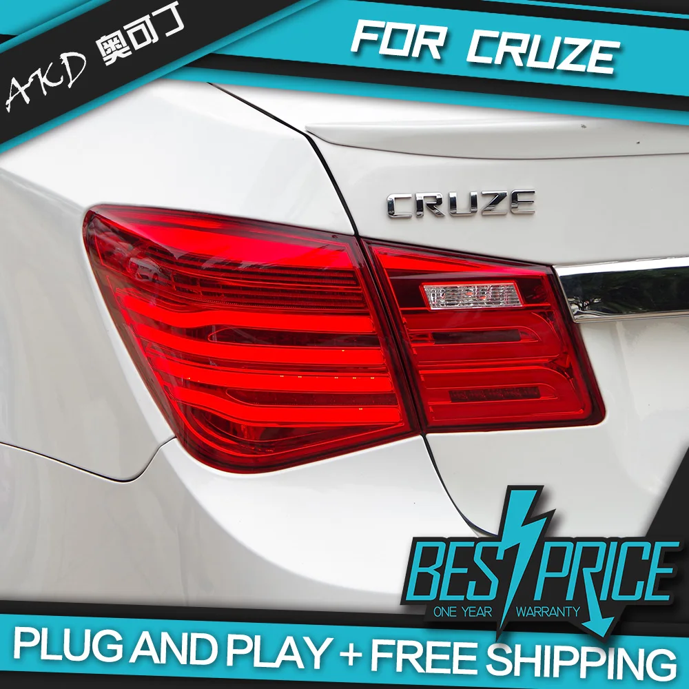 АКД автомобильного тюнинга задних фонарей для Chevrolet Cruze Задние фары светодиодный
