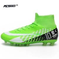 men soccer shoes adult kids tffg high ankle football boots cleats grass training sport footwear 2021 trend men%e2%80%98s sneakers