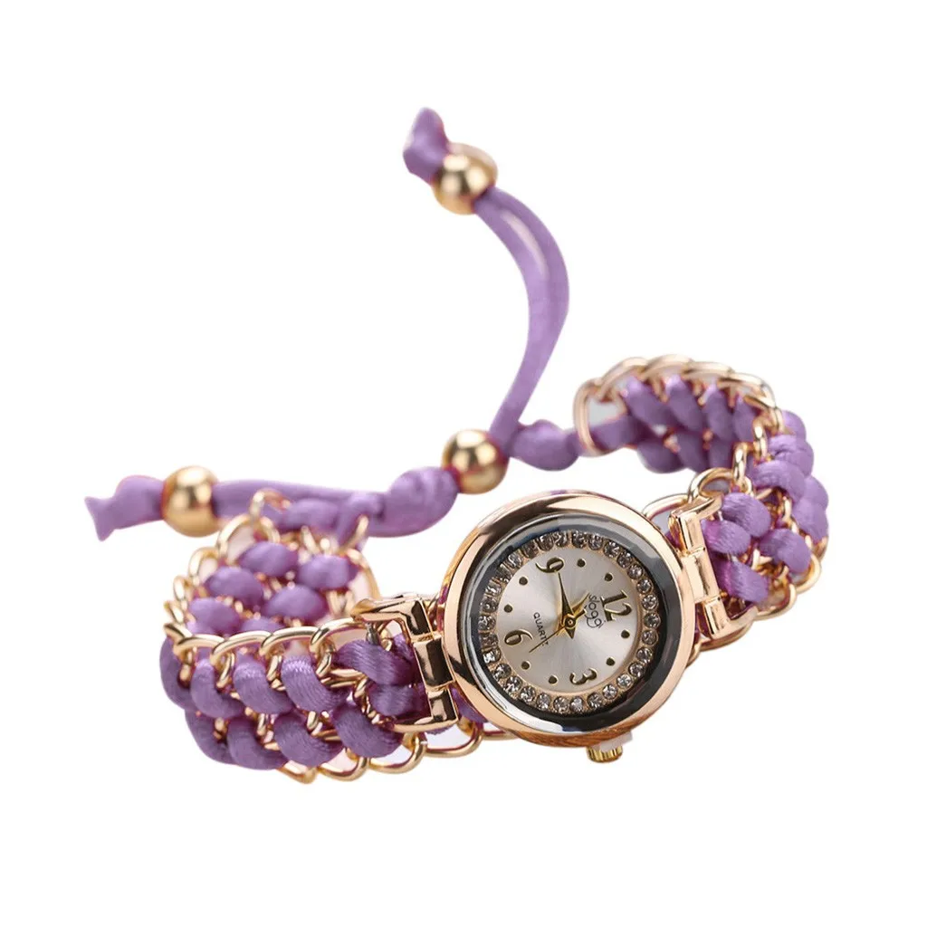 

Women Watches Casual Bracelet Watch Woman Relogio Leather Band Rhinestone Analog Quartz Watch Female Clock Montre Femme #929