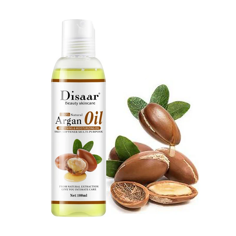 Natural Organic Argan Oil Hair Face Neck Hand Leg Body Care 