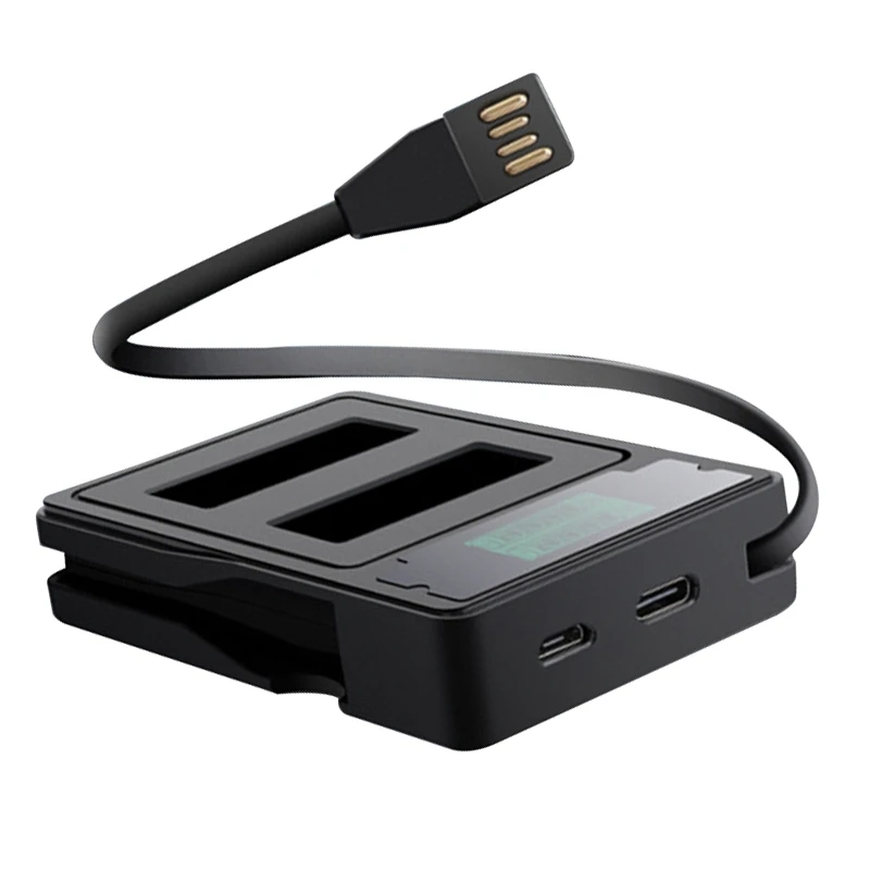 

Зарядное устройство USB для камеры с ЖК-дисплеем для телефона черный N0HC