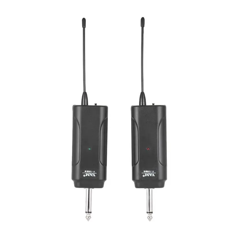 

Portable Wireless Audio Transmitter Receiver System For Electric Guitar Bass Electric Violin Musical Instrument Y51D