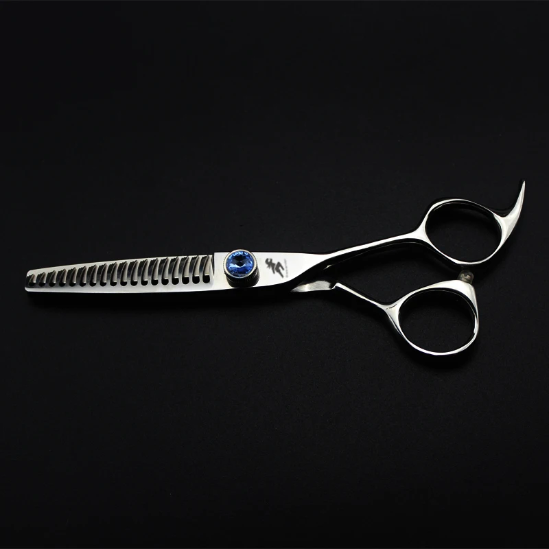 

6.0inch hairdressing set Pet scissors Japan 440C Sharp Quick-cut hair scissors with advanced screws Adjustable
