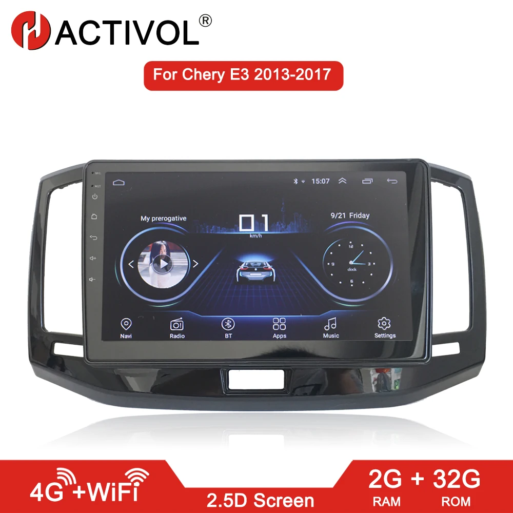 HACTIVOL 2G + 32G Android 8 1 2 din автомобильное радио стерео для Chery E3 2013 2017 автомобильный dvd