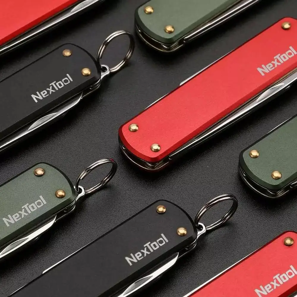 

Nextool Multi Tools Pocket Outdoor Knife Mini Foldaway Multi Function Scissor Tools Set Pocket Keychain Pliers Knife Screwdriver