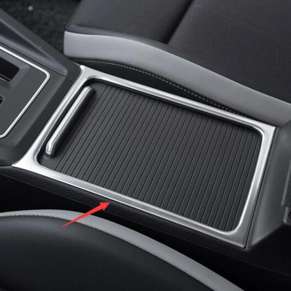 

Подходит для Volkswagen VW Golf 8 MK8 R 2021 Стайлинг автомобиля нержавеющая сталь внутренний передний держатель чашки крышка отделка Аксессуары