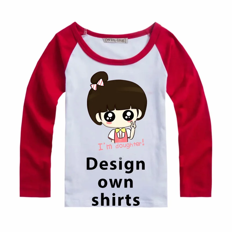 Индивидуальная Одежда для мальчиков и девочек дизайнерские футболки вашей