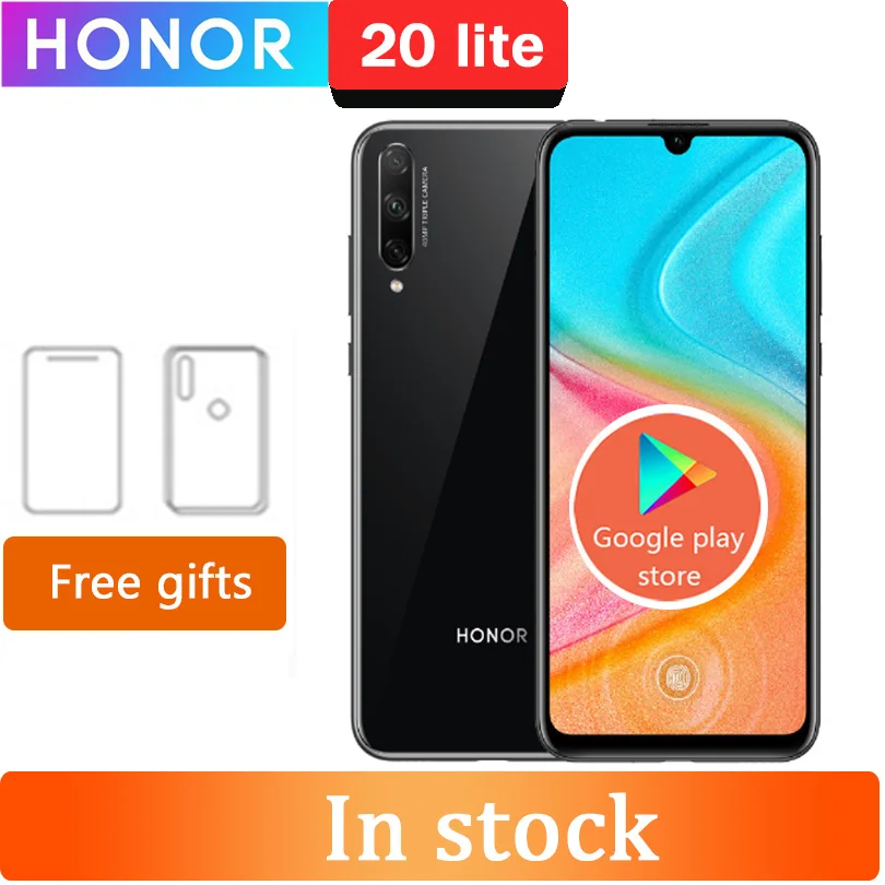 Оригинальный Honor 20 Lite смарт мобильный телефон 6 3 дюймов Восьмиядерный процессор