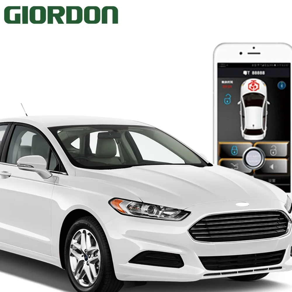 Мобильное приложение автомобильная система сигнализации с Bluetooth Система