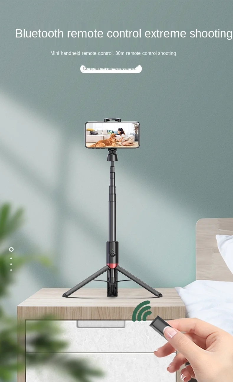 

Cy Lengthened One-Piece Selfie Stick Tripod Phone Stand for Live Streaming Multifunctional Outdoor Universal Retractable