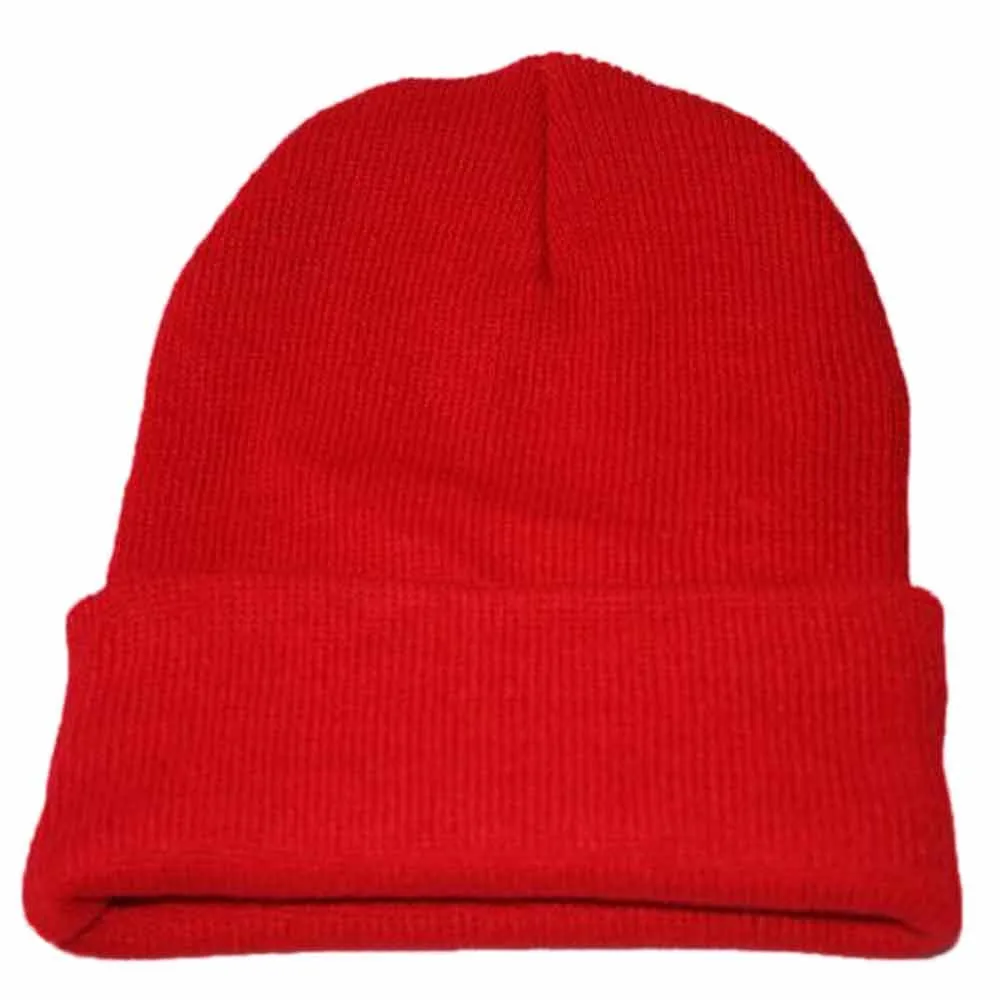 

Unisex Hat Casual Beanies For Men Women Hip-hop Knitted Winter Hat Male Crochet Ski Beanie Hat Female Cap Warmer Winter Hat