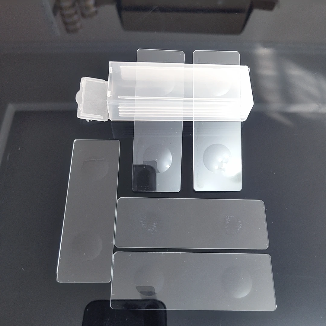 5 шт. микс-стекло многоразовые одиночные двойные вогнутые микроскопы чистые