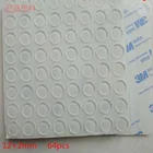 12 мм * 2-7 мм Самоклеящиеся дверные упоры, силиконовые резиновые прокладки, мягкие противоскользящие ножки, бамперы для шкафа, демпфер, подушка, мебель