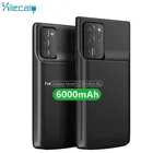 Мягкий силиконовый чехол для зарядного устройства для Samsung S21 Ultra S20 Plus Note 20 10 PlusS10e 5G 4800 6000 мАч чехол для внешнего аккумулятора
