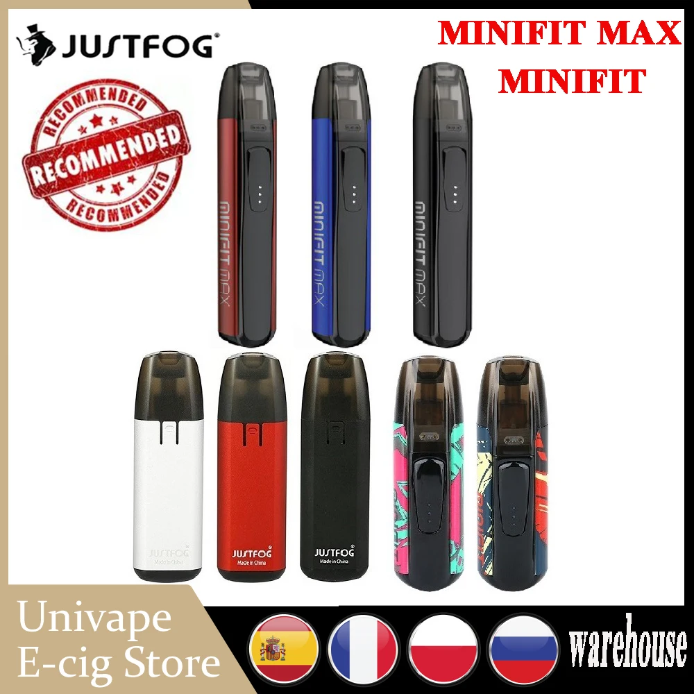 Вейп JUSTFOG MINIFIT с аккумулятором на 370 мА · ч и картриджем 1 5 мл электронная сигарета