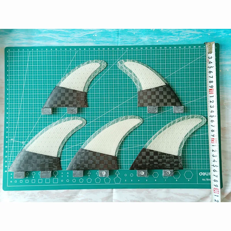 Twin Tri Quad пять Плавник Набор досок для серфинга плавники для FCS плавника коробка S+ Размер XS FCS 5-плавники(доска для серфинга) плавник для серфинга низкая цена обработки серфинг