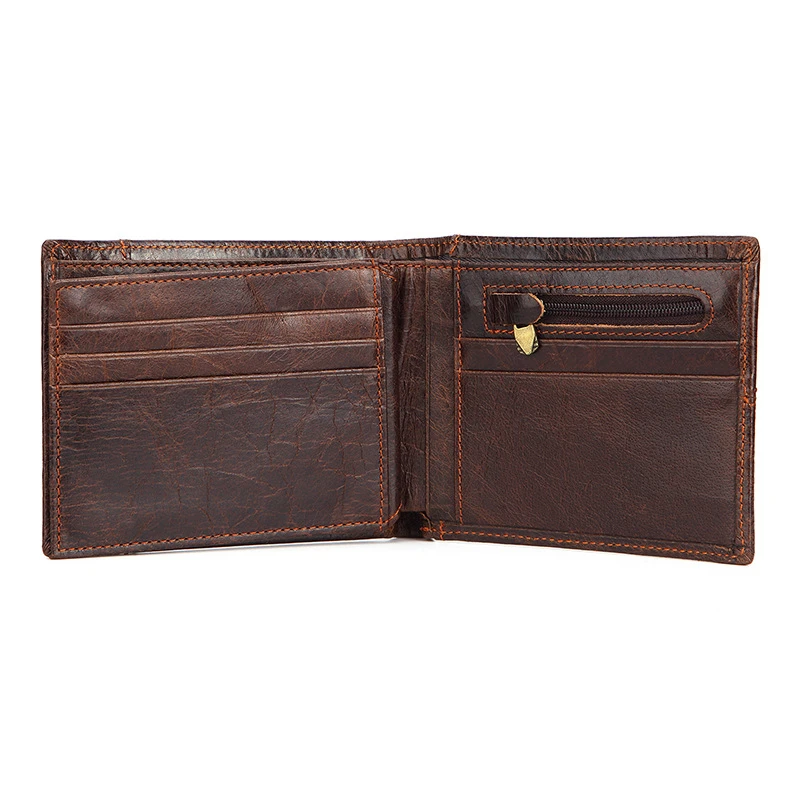 

Genuine Leather Wallet Men Cartera Hombre Billetera Hombre Carteira Masculina Credit Card Holder Slim Wallet Coin Purse