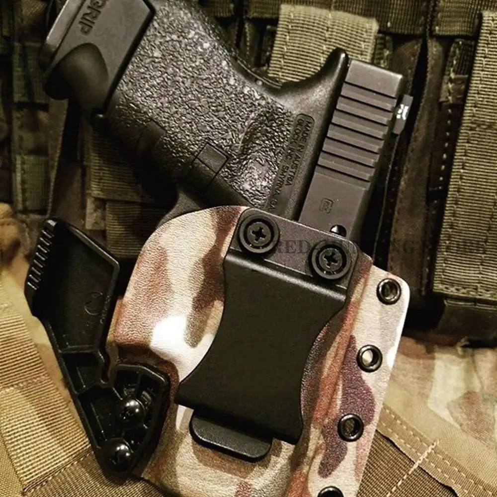 Hunting Gun Holster Accessories Tactical Waistband Kydex Clips Inside Belt Platform for Glock 19/23 /32 | Спорт и развлечения