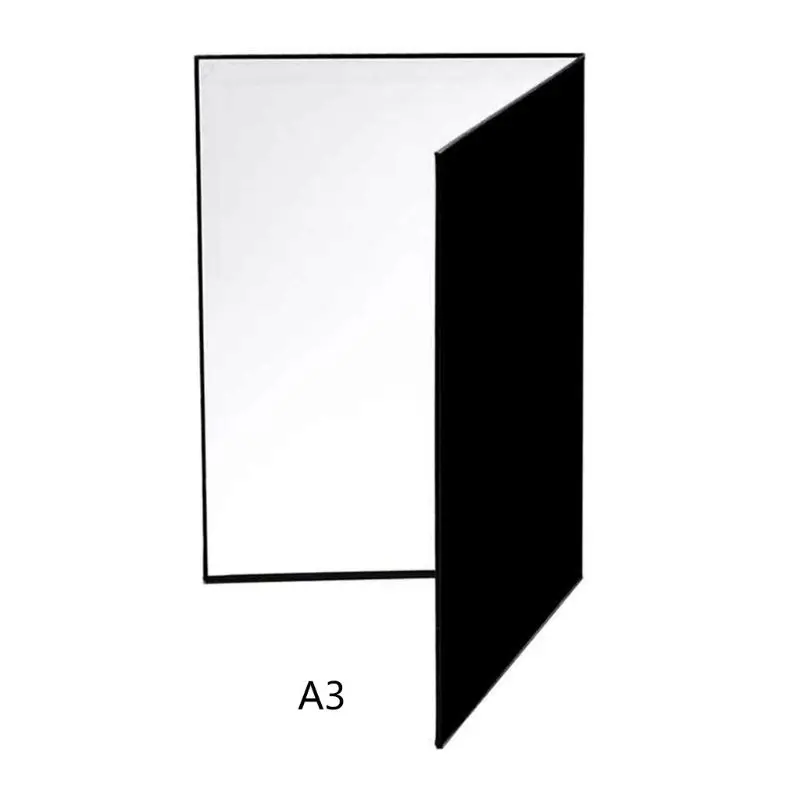 

3 in1 Multipurpose Thickened Double-Sided Foldable A3 A4 Cardboard for Glass Ceramic Cosmetics Product Photography
