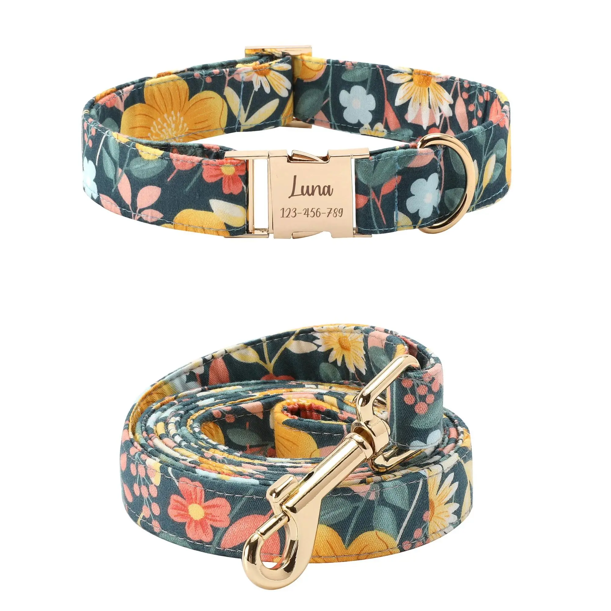 Индивидуальный собачий ошейник и поводок индивидуальный галстук-бабочка