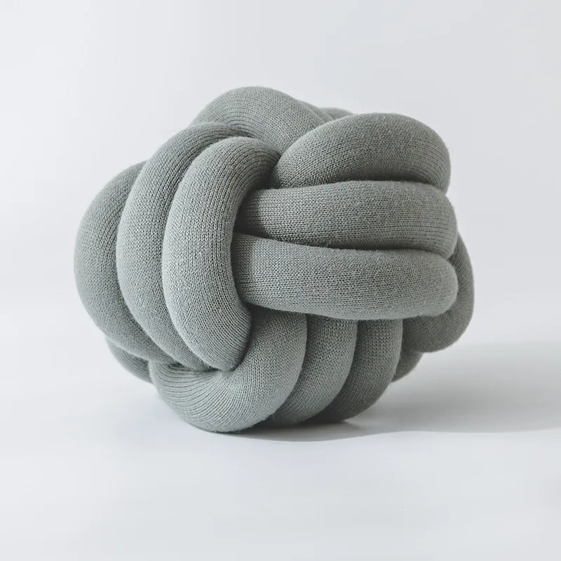 

DIY Knot Pillow Ball Creative Oversize Bedroom Decoration Pet Toy Cute Soft Living Room Decorative Sofa Cushion Pillows