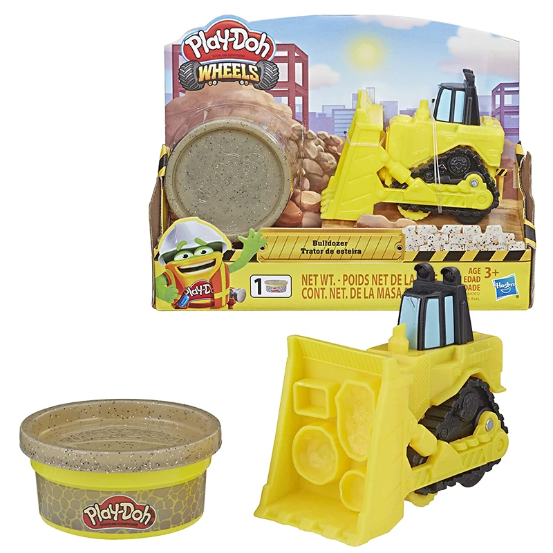 

Play-Doh Wheels Gravel Yard Construction FIRE Truck Cement Truck Mini Bulldozer Mini Cement Tow Truck Mold Tools Plasticine Toy