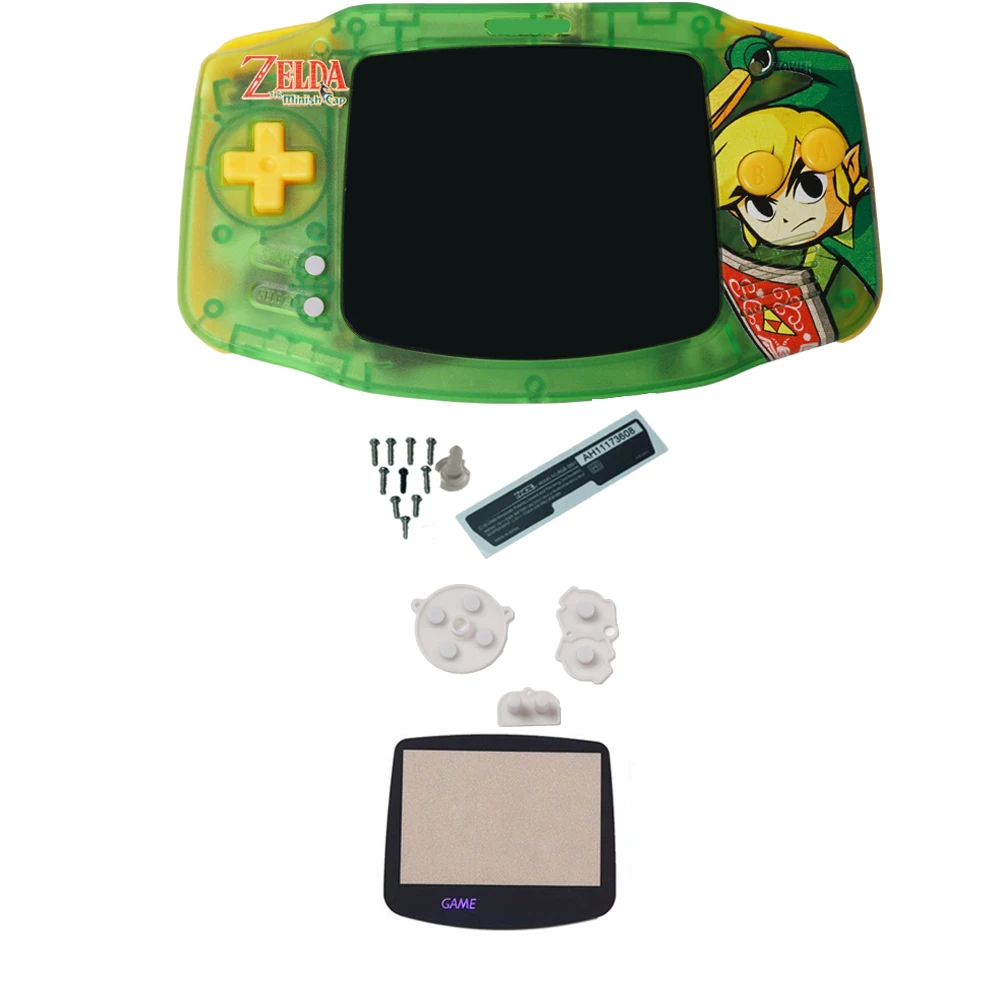 Пользовательские UV Печатные Чехлы для GAMEBOY Advance IPS LCD корпус GBA DIY|Запасные части| |