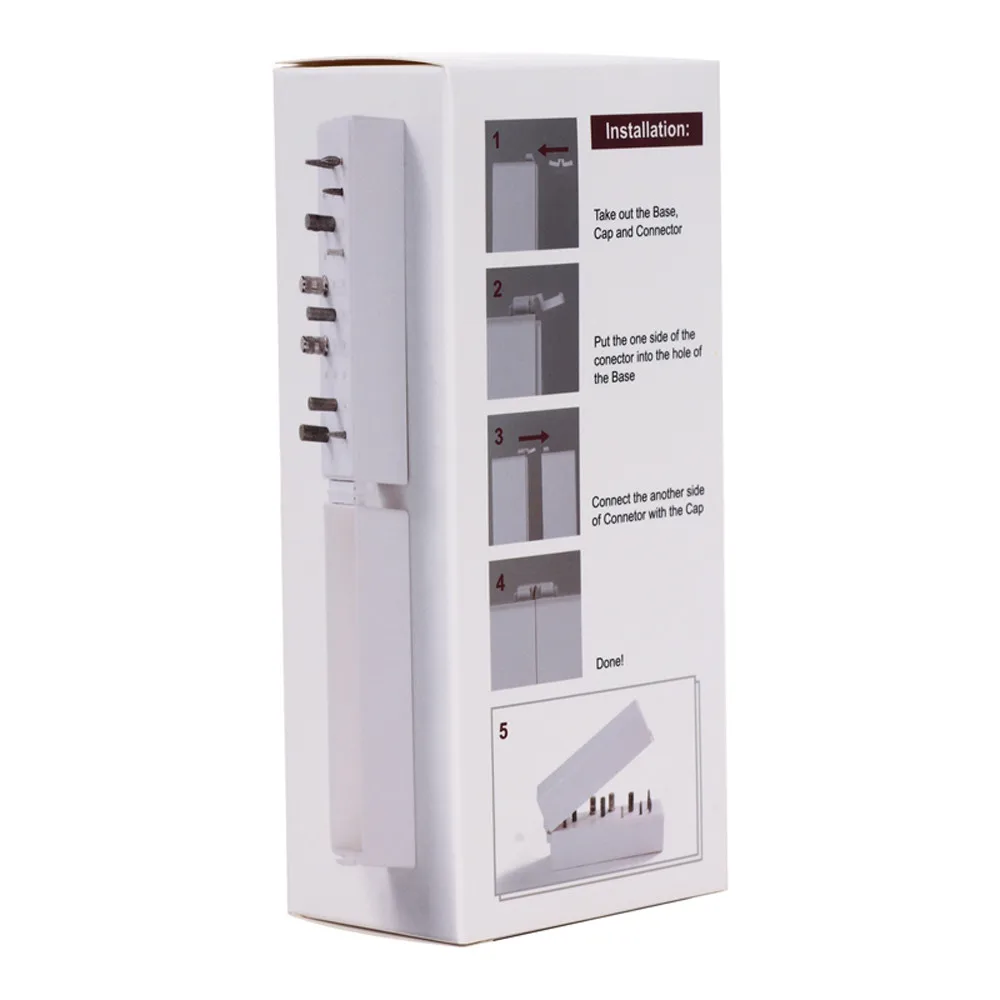 30 отверстий ABS подставка для ногтей розовый ящик хранения коробка маникюра