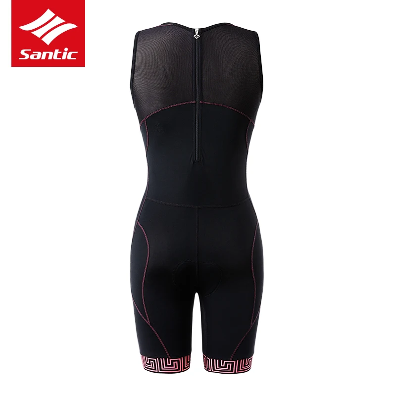 Женский Летний комбинезон Santic для триатлона велосипедный спортивный костюм