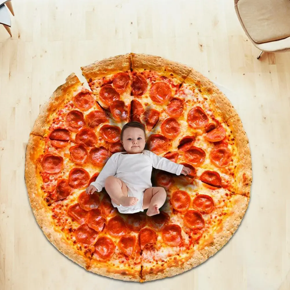 Домашний текстиль готовое одеяло удобная еда творения для пиццы обертывание