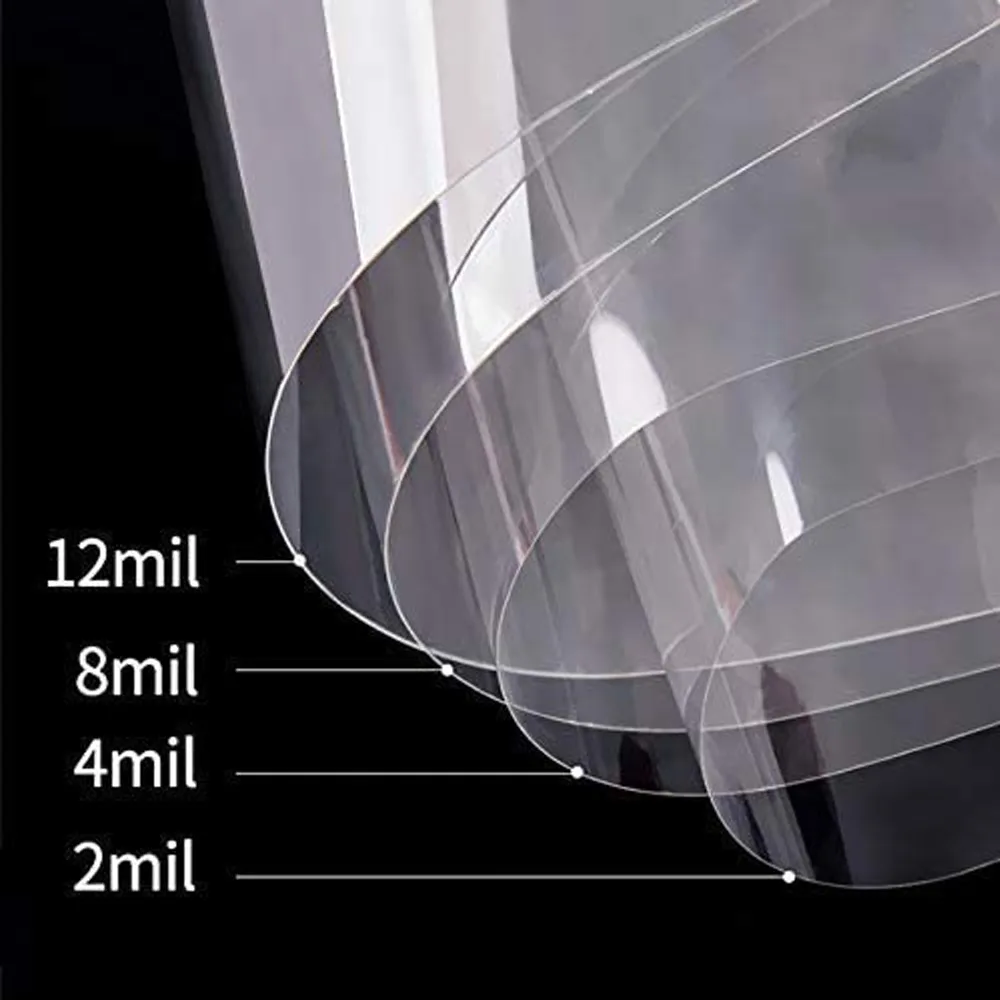 

4mil/0.1mm Security and Safety Clear Window Film Self-Adhesive Shatterproof Anti UV Window Glass Tint Vinyl Sticker