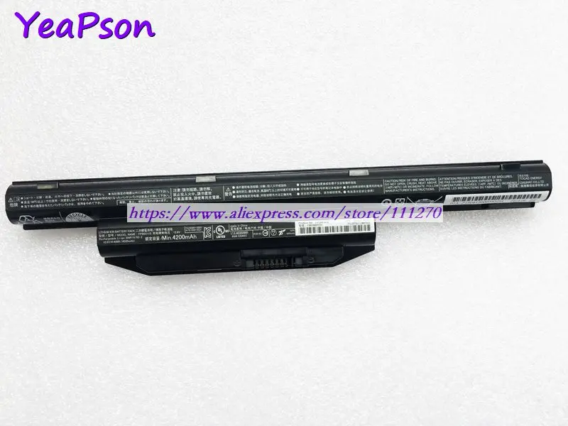 Аккумулятор Yeapson FPB0311S FPB0313S FPB0319S для ноутбука Fujitsu LifeBook A357 A544 A555 A557 AH544 AH564 10 8 В 49 Вт ·