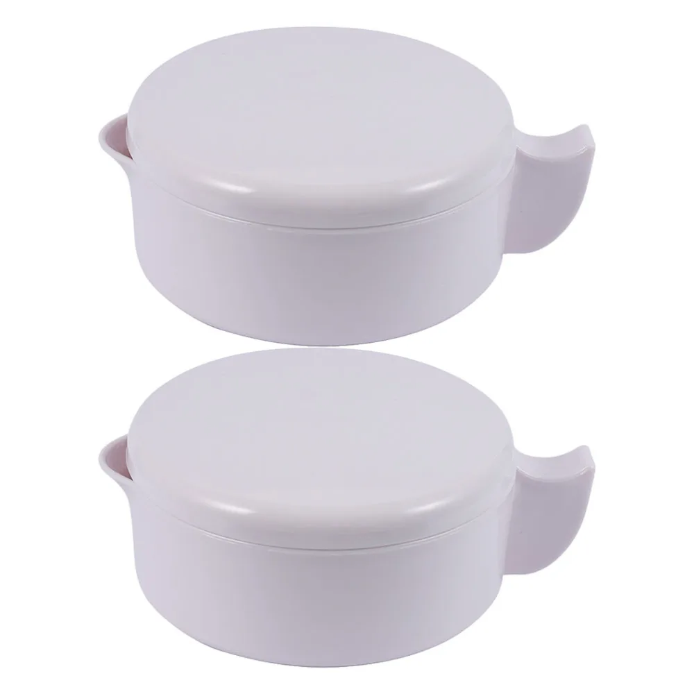 

2pcs Calligraphy Inkwells Chinese Ink Plates Painting Ink Inkwells with Lids