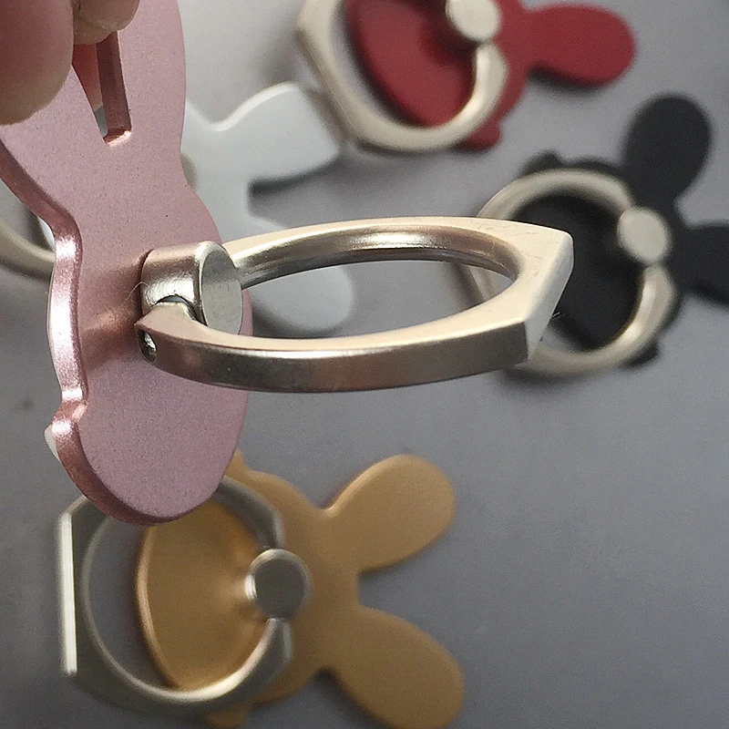 Универсальный дизайнерский держатель для телефона с кроликом 360 градусов