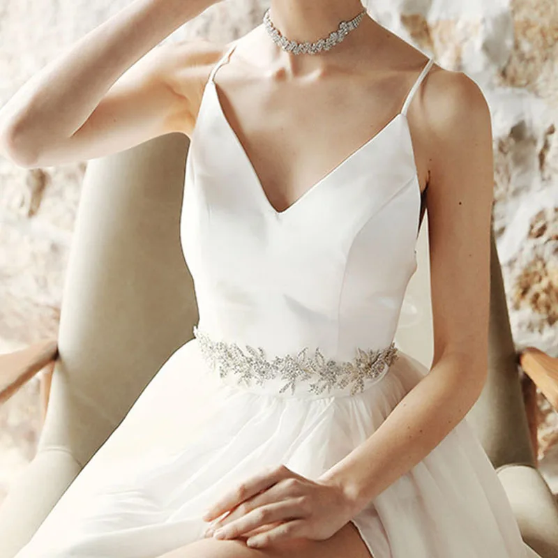 Стразы пояс сплав аксессуары для свадьбы невесты подружки LF88|Женские ремни| |