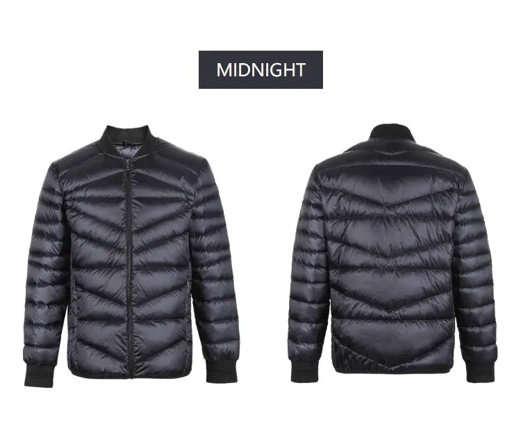 JackJones Для мужчин зимняя куртка Бейсбольным воротником короткая теплая куртка-пуховик 218412507