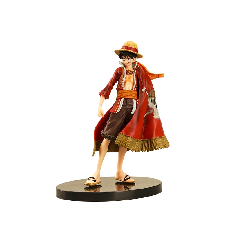

Аниме 16 см цельный экшн-фигурки модель плащ Обезьяна D. Кукла Луффи, Настольная игрушка, украшение для автомобиля, поклонники, подарок