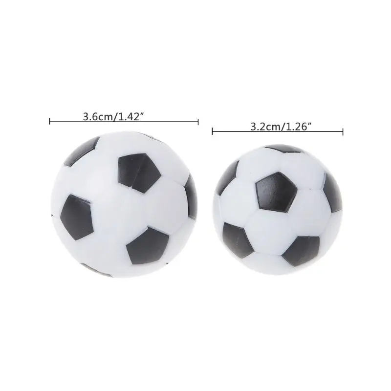 

2pcs Resin Foosball Table Soccer Ball Indoor Games Fussball Football 32mm 36mm Table Football Games