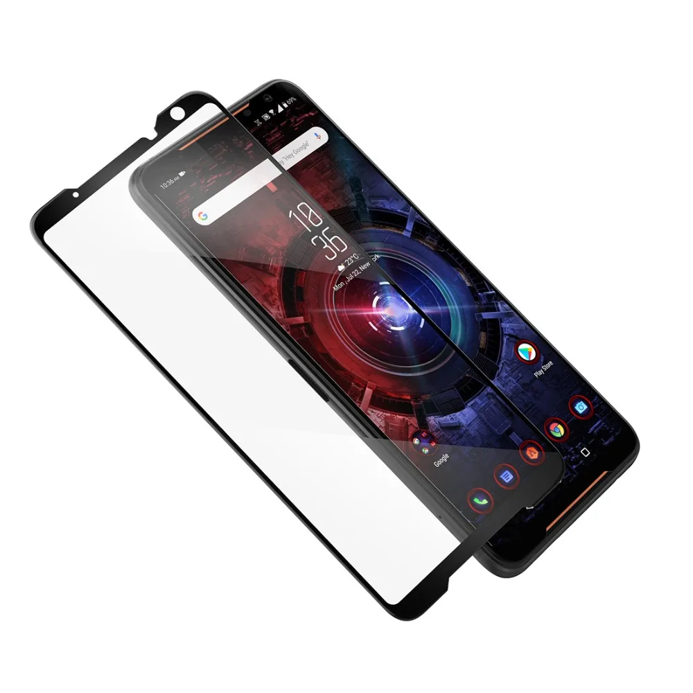 2 шт./лот, защитная пленка для экрана телефона asus ROG 2, закаленное стекло, пленка для asus rog 2, тонкая, ударопрочная, HD, против царапин