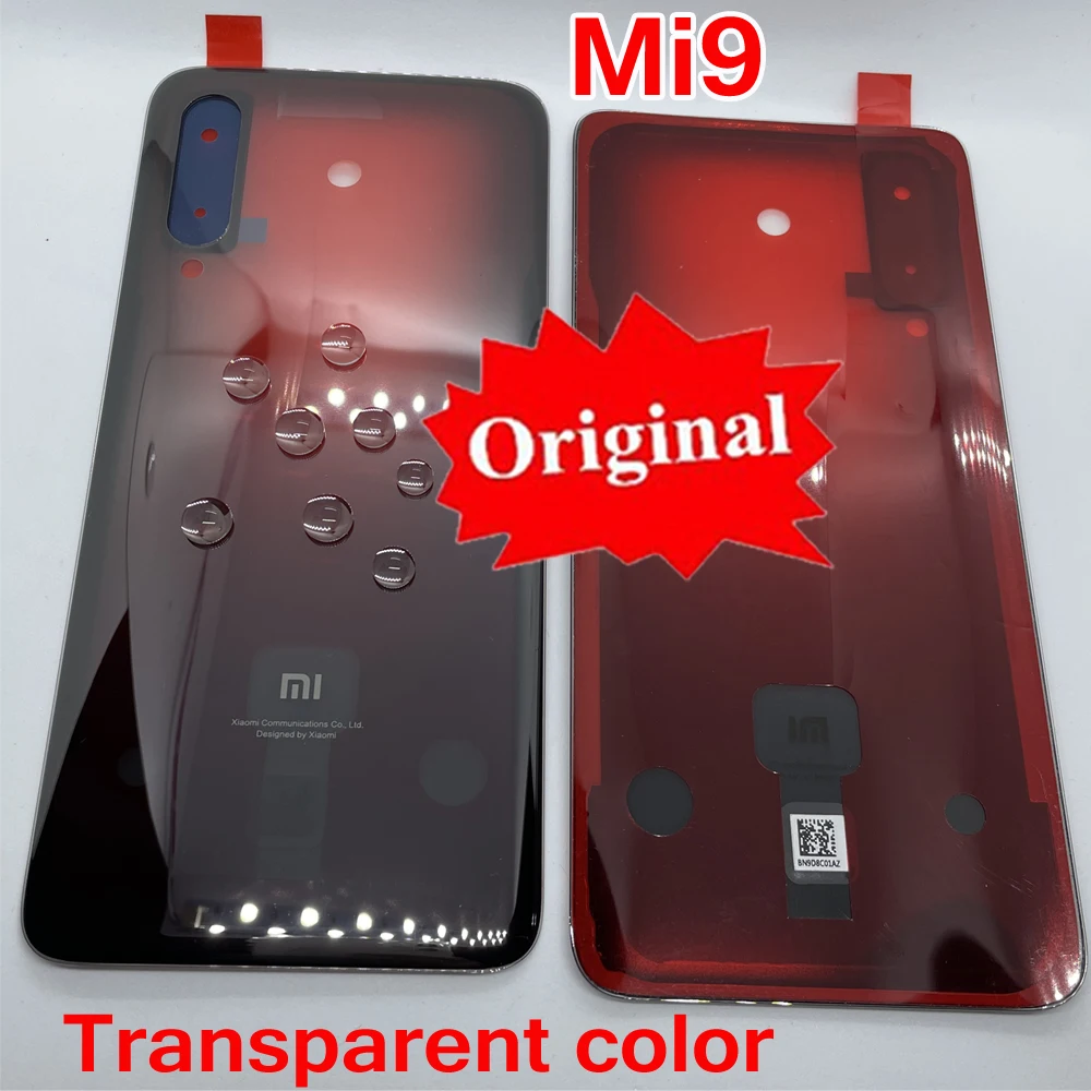 Оригинальная стеклянная задняя крышка батарейного отсека Mi9SE Mi9 Mi8 корпуса для