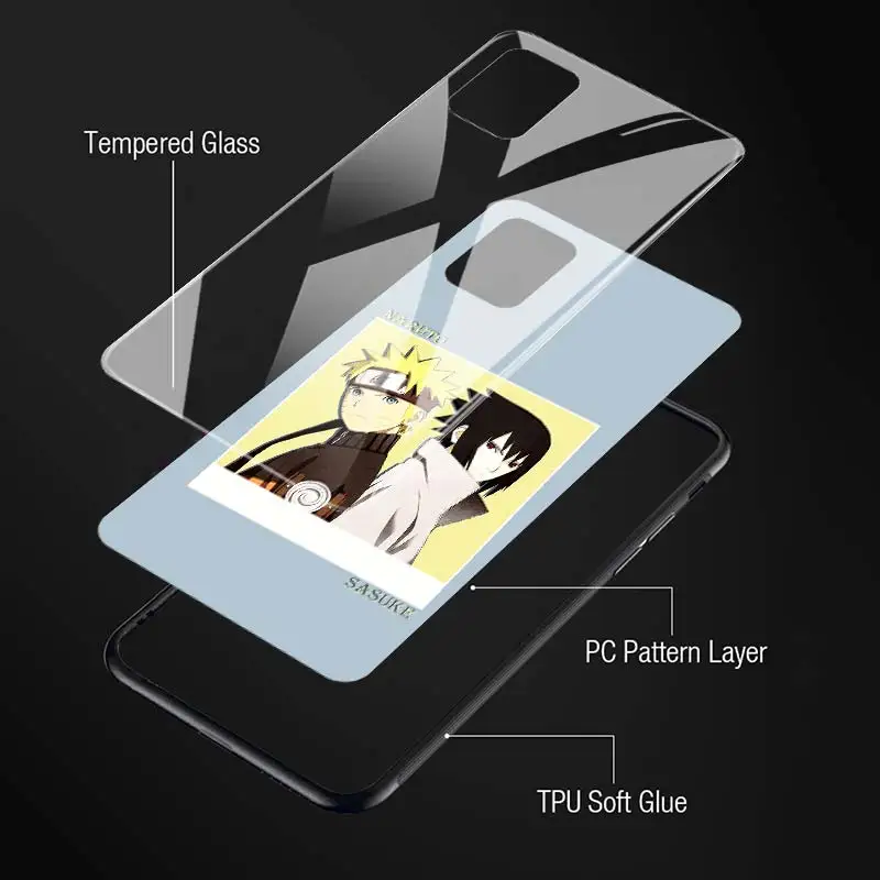 

Anime Naruto kakashi Phone Case for Samsung Galaxy A21s A50 A51 A70 A71 A12 A10 A20 A40 A11 A21 A31 A41 Glass Cover Shell
