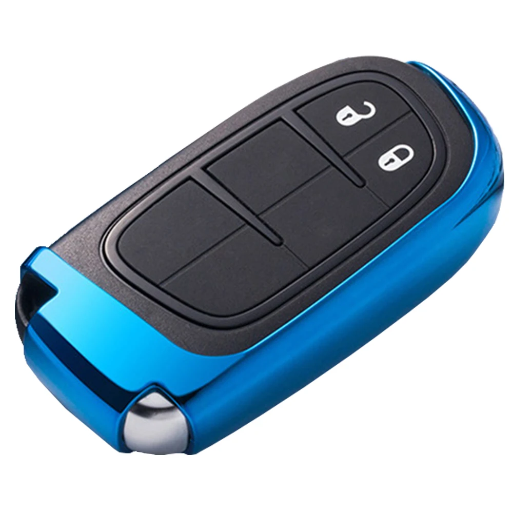 Мягкий ТПУ чехол Защитный для Ключи от джипа Fob автомобиля Jeep Challenger дистанционный